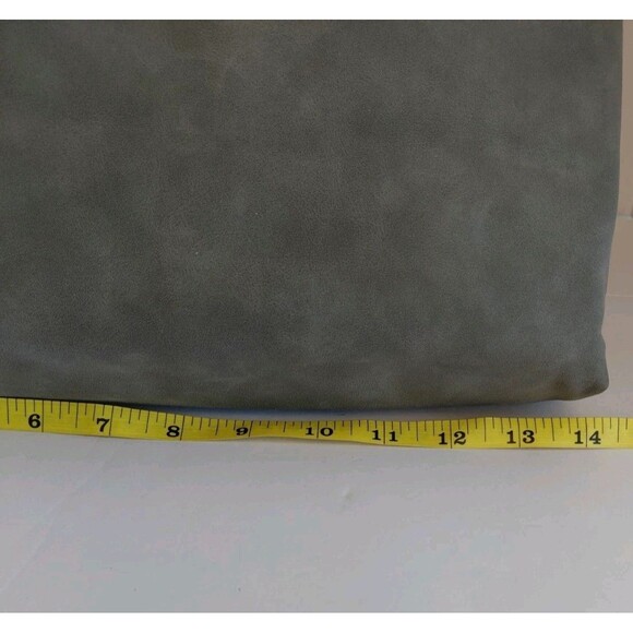 8 Other Reasons Gray Slouchy Lined Faux Leather Shoulder Bag - Picture 6 of 10